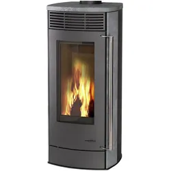 THERMIA Kaminofen »Neuwerk«, grau, Naturstein, 6 kW