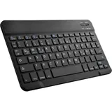 Cazy Qwertz Tastatur Hülle mit magnetisch Abnehmbarer Tastatur (DE, Apple iPad Pro 13 2024, Apple iPad Pro 13 2025), Tablet Tastatur, Schwarz