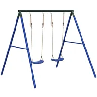 VidaXL Schaukel-Set mit 2 Schaukelsitzen
