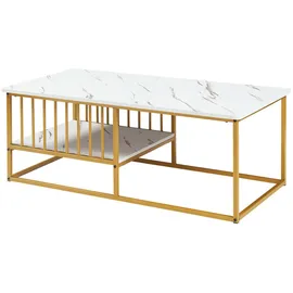 [en.casa] Raukurg Weiß MDF 120 x 60 x 44 cm