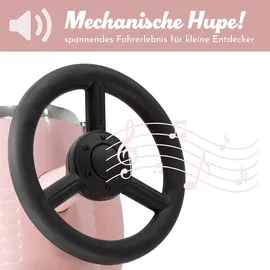 Lemodo Rutschauto Kinderauto im Retrodesign Pink