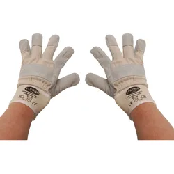BGS Arbeitshandschuhe Leder gefüttert Größe 10,5 - 9957
