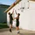 sportnow Basketballkorb Basketballbrett mit Korb Wandmontage für Outdoor, Stahl - Schwarz/Transparent/Weiß