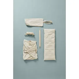 membantu Set Federwiege Basic mit Ständer Basic & Motor Natur, Beige