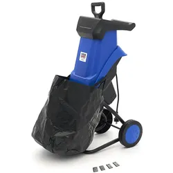 HBM Elektrohäcksler 2500W - Gartenhäcksler / Holzhäcksler für 40 mm Äste und 2 inklusive Klingen