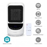 Nedis SmartLife Keramik-PTC-Heizlüfter Wi-Fi 1500 W 2 Wärmeeinstellungen Oszillation - Anzeige - 10-49 °C - Android/IOS