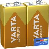 Varta Longlife, Alkaline, Vorratspack, für Rauchmelder, Brand- & Feuermelder
