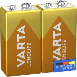 Varta Longlife, Alkaline, Vorratspack, für Rauchmelder, Brand- & Feuermelder