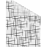 Lichtblick Fensterfolie Stars schwarz Weiß B/L: ca. 50x100 cm (B x L) cm