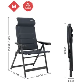 Crespo Campingstuhl AP/237-ADC-86 Grau