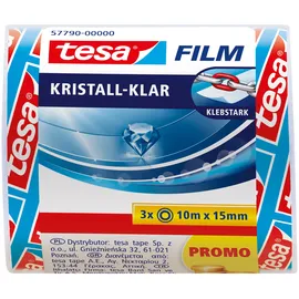 Tesa Klebeband kristall-klar 15 mm x 10 m 3 Stück