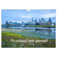Calvendo Russland wie gemalt (Wandkalender 2026 DIN A4 quer),