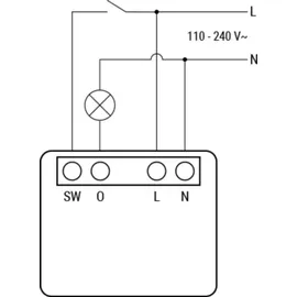 Shelly Relais 1PM Mini Gen4, 8 A, WLAN, Bluetooth, rot, 1 Stück