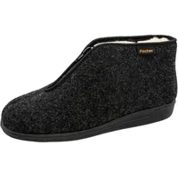 Fischer Markenschuh Fischer Frank, Herren Hohe Hausschuhe, Schwarz (anthrazit