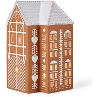 Kähler Gingerbread Lichthaus gross braun,