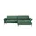 Switch Ecksofa Cavani ¦ grün ¦ Maße (cm): B: 272 H: 95 T: 180.0