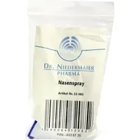 NASENSPRAY Pumpzerstäuber auf 20 ml Braunglasfl. 1 St