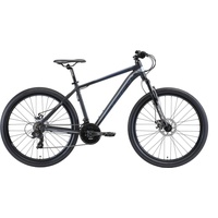 Bikestar Mountainbike BIKESTAR Fahrräder Gr. 46 cm, 27,5 Zoll (69,85 cm), schwarz Hardtail für Damen und Herren, Kettenschaltung