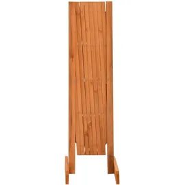 vidaXL Garten-Rankzaun 150 x 80 cm Orange/Holz
