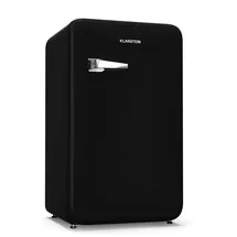 Klarstein Audrey Evo Mini Retro-Getränkekühlschrank (90 l, 825 mm hoch, Schwarz)