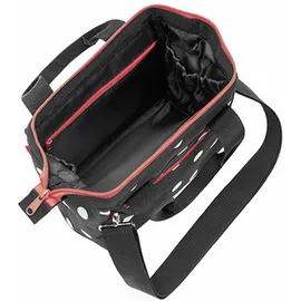 KLICKfix Roomy Lenkertasche schwarz/dots