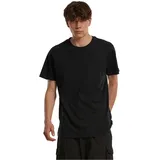 Build Your Brand T-Shirt Round Neck, Männer Basic T-Shirt mit Rundhalsausschnit, Regular Fit, Baumwolle, Black, XL