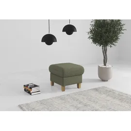 Home Affaire Polsterhocker Glendale mit Stauraum 58 x 48 x 58 cm Grün