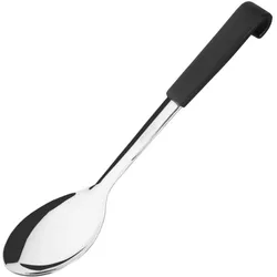 Vogue Servierlöffel mit schwarzem Griff, 34 cm
