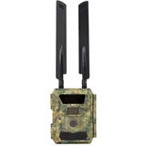 PNI Hunting 400C PRO 24MP Jagdkamera mit 4G LTE Internet, GPS, überträgt gleichzeitig Video, 4 E-Mails, FTP, Full HD 1080P, Nachtsicht, 59 unsichtbare LEDs für Tiere, Camouflage, PNI-HU400PRO
