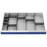 OEM Schubladenunterteilungsmaterial Front-H.150mm 4 Längs-/8 Querteiler