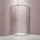 Bernstein EX506 Eckdusche mit Schiebetür 80 x 195 cm Silber Nano Echtglas