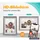 Pora Digitaler Bilderrahmen 10 WF-105T SL weiß/silber