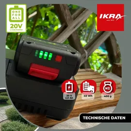 IKRA Akku 20 V 2,0 Ah