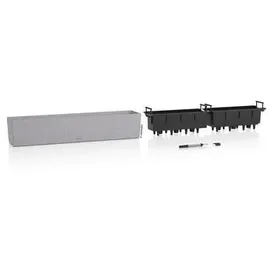 LECHUZA Balconera Stone 100 99 x 19 x 19 cm Steingrau