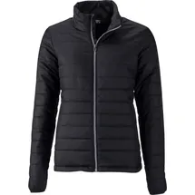 James & Nicholson Ladies' Padded Jacket Leichte, wattierte Steppjacke Stepp-Jacke JN1119 black XL