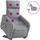 vidaXL Massagesessel Elektrisch 89,5 x 95,5 x 0 cm Hellgrau mit Aufstehhilfe