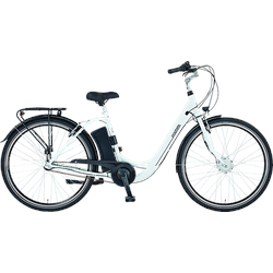 PROPHETE GENIESSER 21.ESC.30 Citybike (Laufradgröße: 28 Zoll, Rahmenhöhe: 48 cm, Damen-Rad, 237.5 Wh, Kreide glanz)