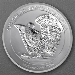 Silbermünze 5oz Wedge-tailed Eagle 2025 (Reverse PP/UHR) (Australien)