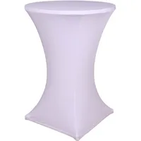 GO-DE Stehtischhusse Weiß 120 x 70/80 cm