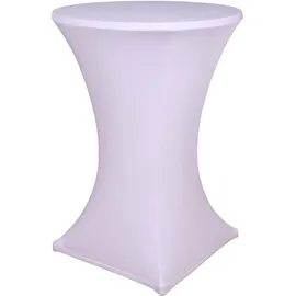 GO-DE Stehtischhusse Weiß 120 x 70/80 cm