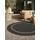 KADIMA DESIGN Teppich, Grau, Textil, Uni, Rund 200x200 cm | ALSTER von