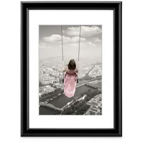 Hama Kunststoffrahmen Swing, Schwarz, 10 x 15 cm