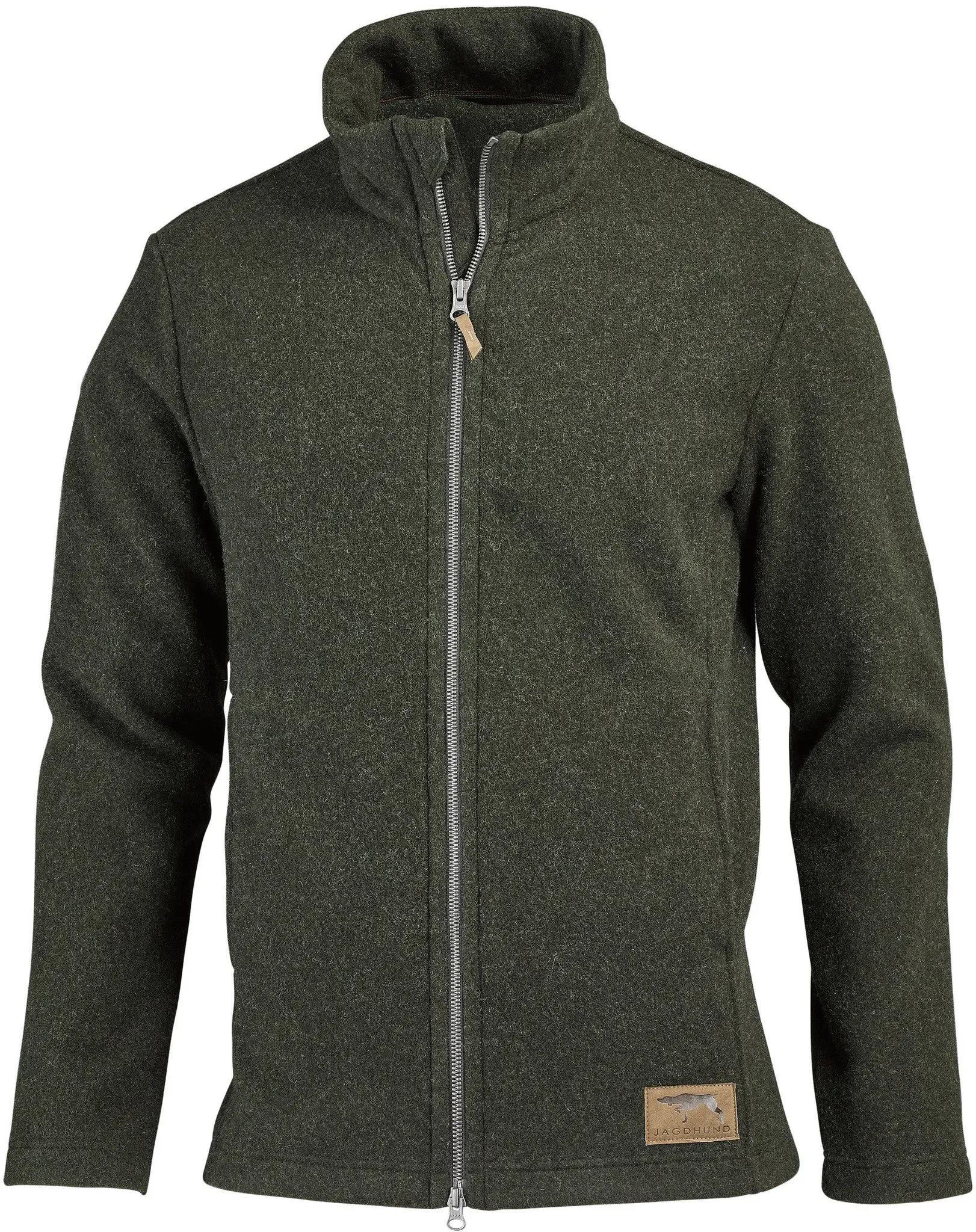 Jagdhund Herren-Woll-Fleecejacke Traberg, grün, 60