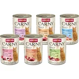 Animonda Carny Nassfutter Katze Adult, Mixpaket 6x400 g