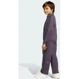 adidas Minecraft Loose Crew Set Trainingsanzug Schwarz 110