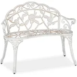 Relaxdays 78 x 98 x 57 cm Weiß/Bronze