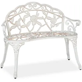 Relaxdays 78 x 98 x 57 cm Weiß/Bronze