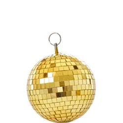 RICE Diskokugel Gold, Ø18cm, gold