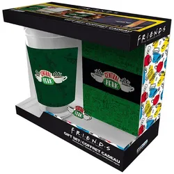 Geschenkset Friends - Central Perk (Glas, Pin und Notizbuch)