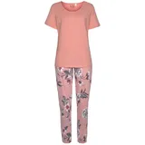 vivance dreams by lascana Pyjama floral orange 32/34